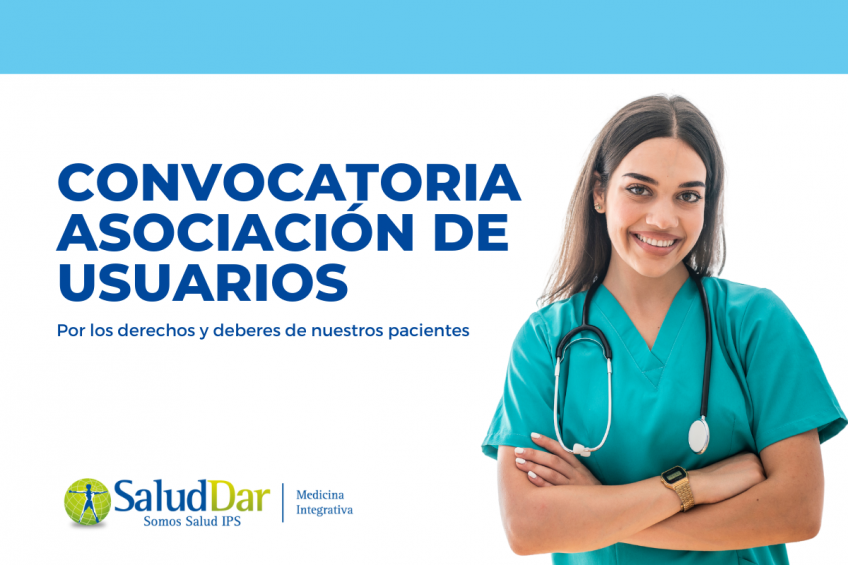 Foto principal de TERCERA CONVOCATORIA: ASOCIACIÓN DE USUARIOS SALUDDAR